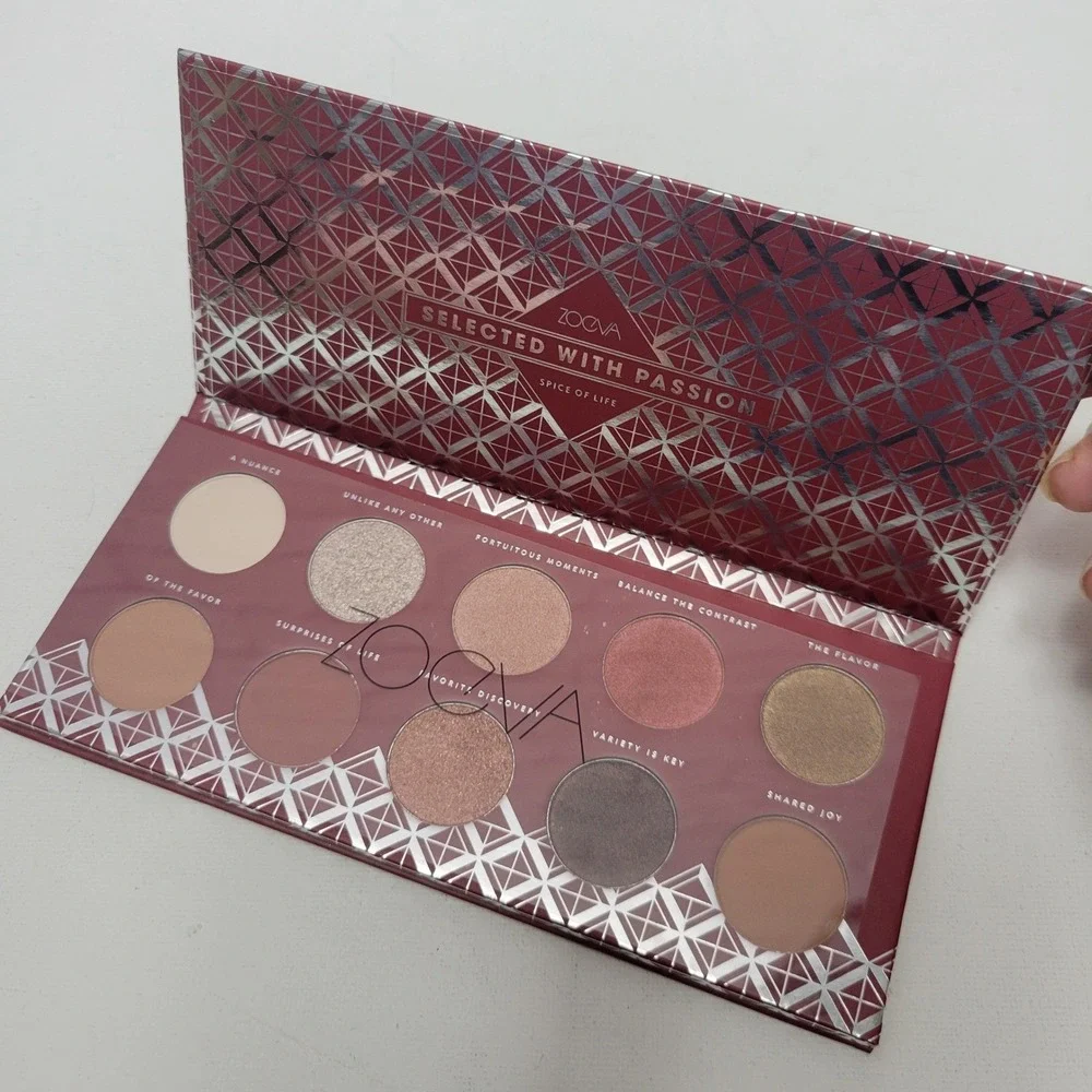 NEW‎ Zoeva Cosmetics Spice of Life Eyeshadow Palette Full Size 10 Color Shades